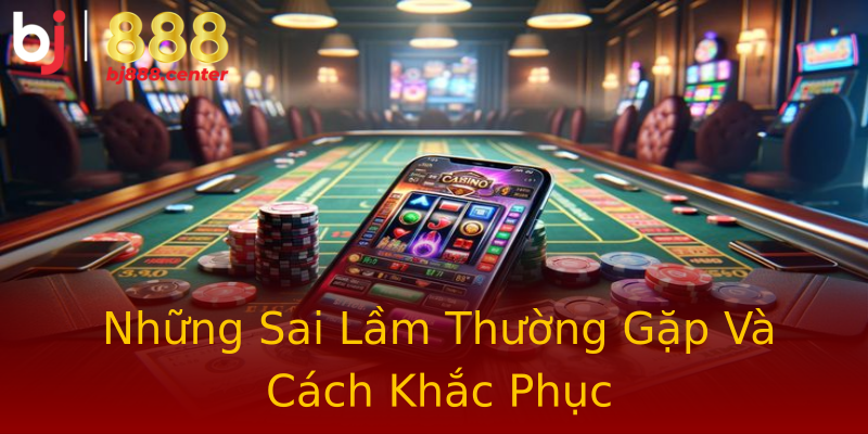 Những Sai Lầm Thường Gặp Và Cách Khắc Phục Những Sai Lầm Thường Gặp Và Cách Khắc Phục